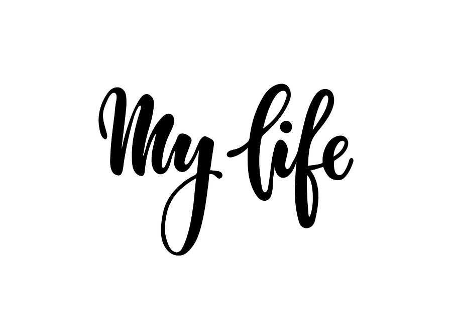 My life text. Lifestyle картинки. Text about inspiration.